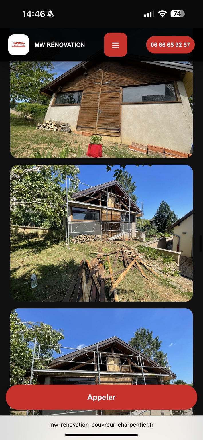 Bardage bois - MW Rénovation