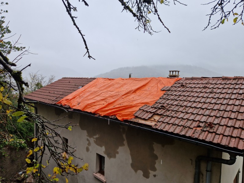 Urgence fuite toiture