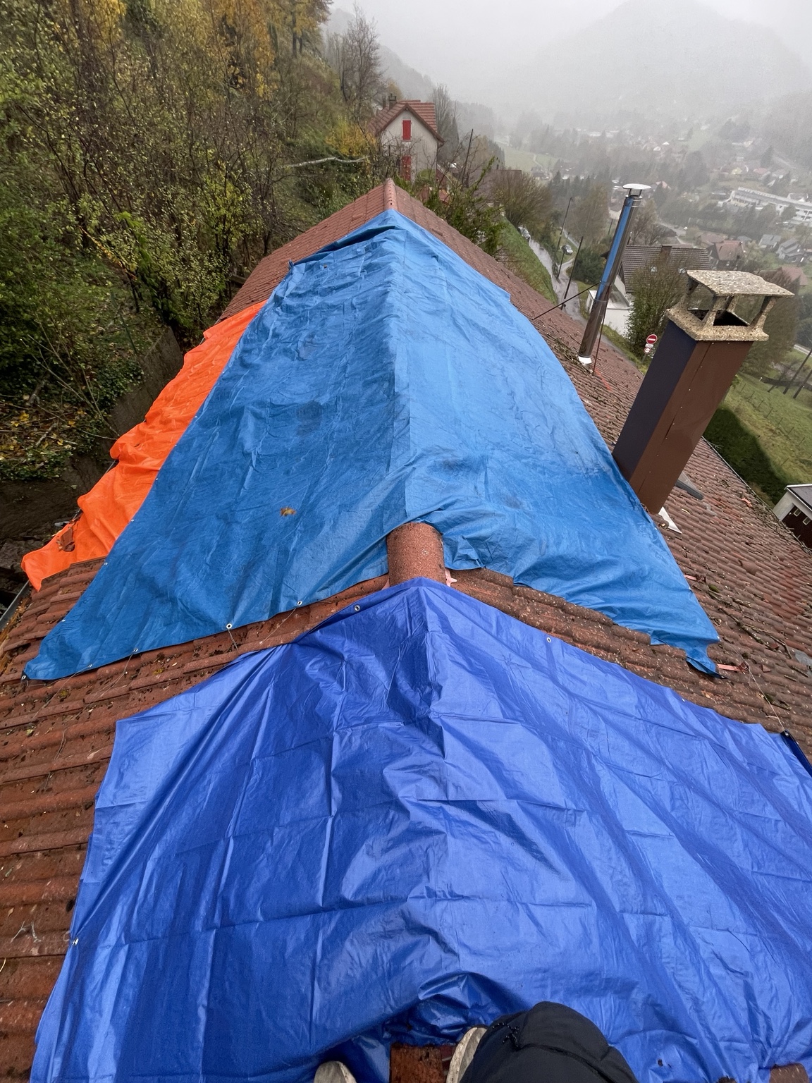Urgence fuite toiture